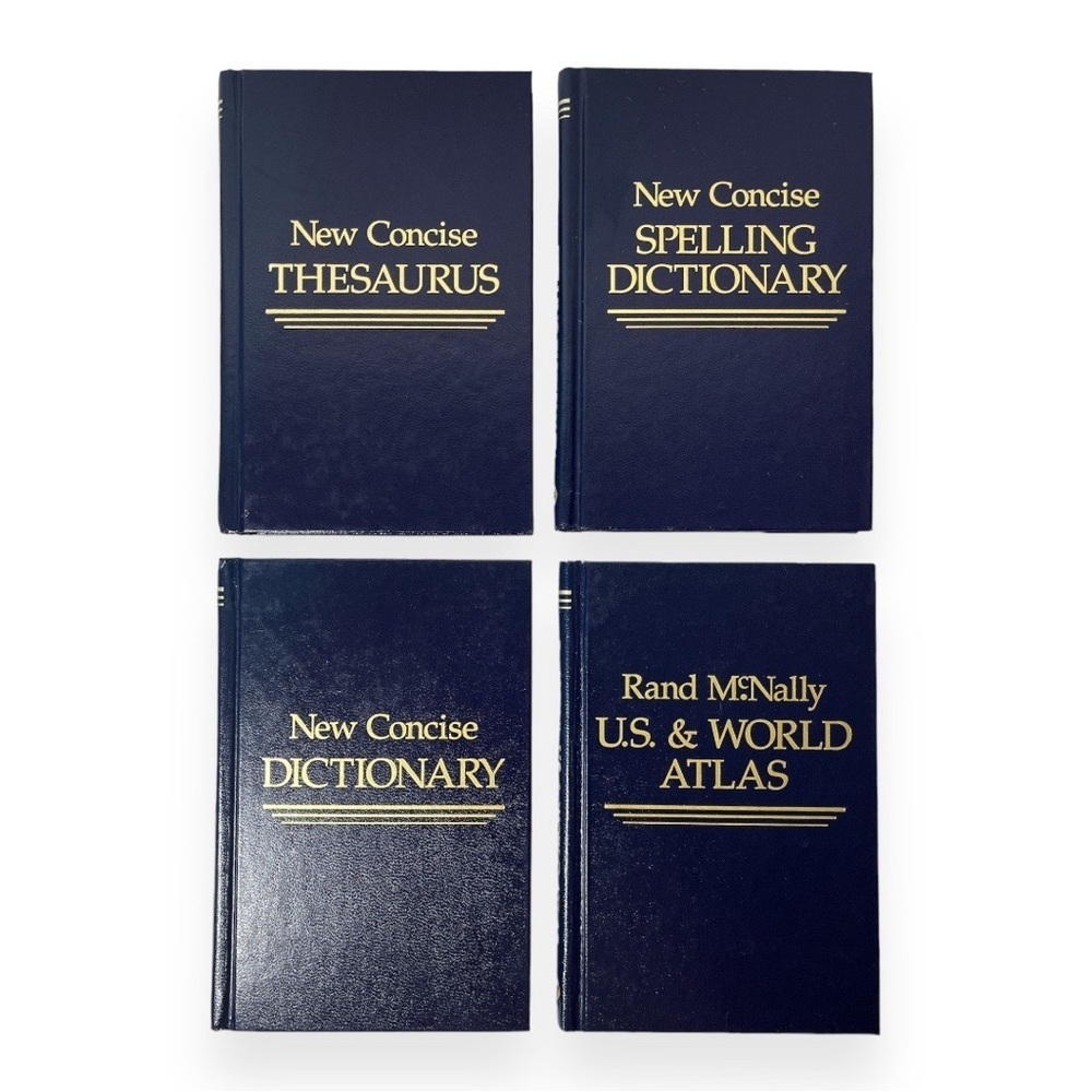 Northwest Airlines Rand McNally US World Atlas Dictionary Thesaurus Spelling‎